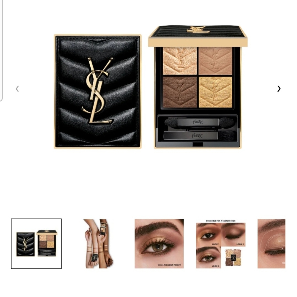 Yves Saint Laurent Eyeshadow Palette - Gold and Brown Hues
